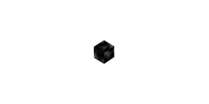 PRESTIGE 5601 4mm JET Cube Bead
