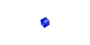 PRESTIGE 5601 4mm MAJESTIC BLUE Cube Bead