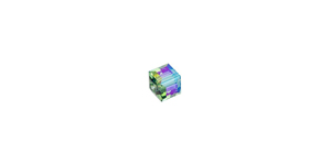 PRESTIGE 5601 4mm ERINITE SHIMMER B Cube Bead