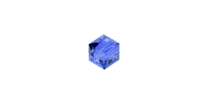 PRESTIGE 5601 6mm SAPPHIRE Cube Bead