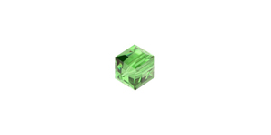 PRESTIGE 5601 6mm PERIDOT Cube Bead