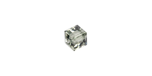 PRESTIGE 5601 6mm BLACK DIAMOND Cube Bead