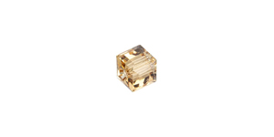 PRESTIGE 5601 6mm LIGHT COLORADO TOPAZ Cube Bead