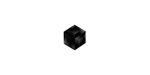 PRESTIGE 5601 6mm JET Cube Bead