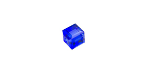 PRESTIGE 5601 6mm MAJESTIC BLUE Cube Bead