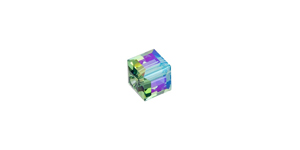 PRESTIGE 5601 6mm ERINITE SHIMMER B Cube Bead