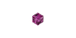 PRESTIGE 5601 6mm FUCHSIA Cube Bead