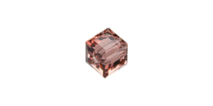 PRESTIGE 5601 8mm BLUSH ROSE Cube Bead