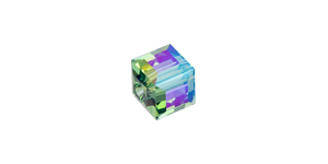 PRESTIGE 5601 8mm ERINITE SHIMMER B Cube Bead