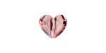 PRESTIGE 5741 12mm BLUSH ROSE Heart Love Bead