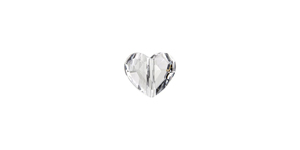 PRESTIGE 5741 8mm CRYSTAL Heart Love Bead