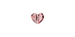 PRESTIGE 5741 8mm BLUSH ROSE Heart Love Bead
