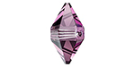 PRESTIGE 5747 12mm Double Spike Bead Crystal Lilac Shadow