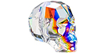 PRESTIGE 5750 19mm Skull Bead Crystal AB