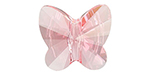 PRESTIGE 5754 10mm Butterfly Bead Rose Peach