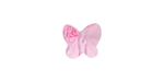 PRESTIGE 5754 8mm LIGHT ROSE Butterfly Bead