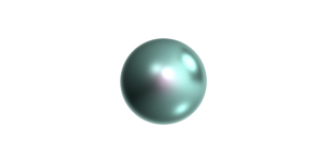 PRESTIGE 5810 2mm Round Crystal Pearl Crystal Iridescent Light Turquoise