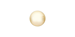 PRESTIGE 5810 10mm LIGHT GOLD Crystal Round Crystal Pearl