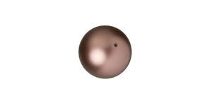 PRESTIGE 5810 12mm VELVET BROWN Crystal Round Crystal Pearl