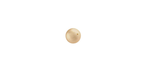 PRESTIGE 5810 5mm GOLD Crystal Round Crystal Pearl