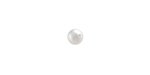 PRESTIGE 5810 5mm WHITE Crystal Round Crystal Pearl
