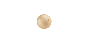 PRESTIGE 5810 8mm GOLD Crystal Round Crystal Pearl