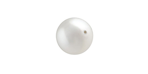 PRESTIGE 5810 8mm WHITE Crystal Round Crystal Pearl