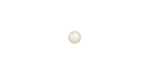 PRESTIGE 5818 4mm CREAM Half-Drilled Crystal Pearl