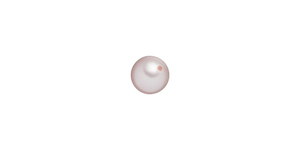 PRESTIGE 5818 6mm ROSALINE Half-Drilled Crystal Pearl