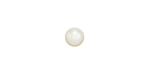 PRESTIGE 5818 6mm CREAM Half-Drilled Crystal Pearl