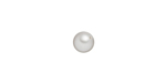 PRESTIGE 5818 6mm WHITE Half-Drilled Crystal Pearl