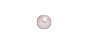 PRESTIGE 5818 8mm ROSALINE Half-Drilled Crystal Pearl