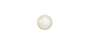 PRESTIGE 5818 8mm CREAM Half-Drilled Crystal Pearl