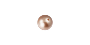 PRESTIGE 5818 8mm ROSE GOLD Half-Drilled Crystal Pearl