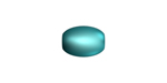 PRESTIGE 5824 4mm Rice-Shaped Pearl Crystal Iridescent Dark Turquoise