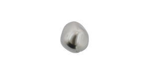 PRESTIGE 5841 12mm DARK GREY Baroque Round Crystal Pearl