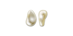 PRESTIGE 5843 12mm CREAM Baroque Drop Crystal Pearl