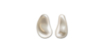 PRESTIGE 5843 12mm WHITE Baroque Drop Crystal Pearl