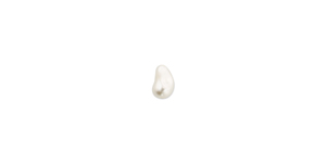 PRESTIGE 5843 16mm WHITE Baroque Drop Crystal Pearl