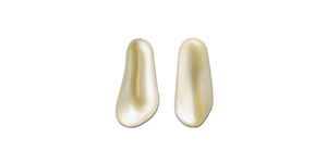 PRESTIGE 5844 14mm CREAM Baroque Elongated Crystal Pearl