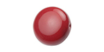 PRESTIGE 5860 12mm Coin Crystal Pearl Red Coral - Features Swarovski® Crystals