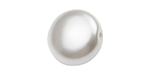 PRESTIGE 5860 12mm Coin Crystal Pearl White - Features Swarovski® Crystals