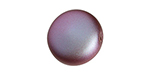 PRESTIGE 5860 12mm Coin Crystal Pearl Iridescent Red