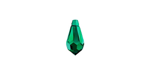 PRESTIGE 6000 11mm Teardrop Pendant Emerald