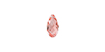 PRESTIGE 6010 11mm Briolette Pendant Rose Peach