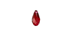 PRESTIGE 6010 11mm Briolette Pendant Scarlet