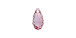 PRESTIGE 6010 11mm Briolette Pendant Dark Rose