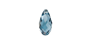 PRESTIGE 6010 13mm Briolette Pendant Denim Blue