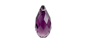 PRESTIGE 6010 17mm Briolette Pendant Amethyst