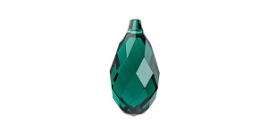 PRESTIGE 6010 17mm Briolette Pendant Emerald